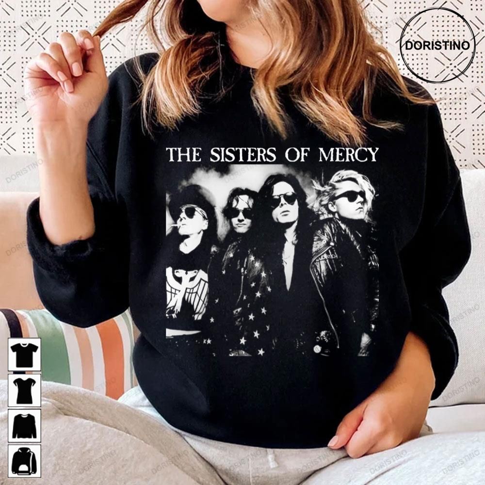 Whtie The Sisters Of Mercy Limited Edition T-shirts